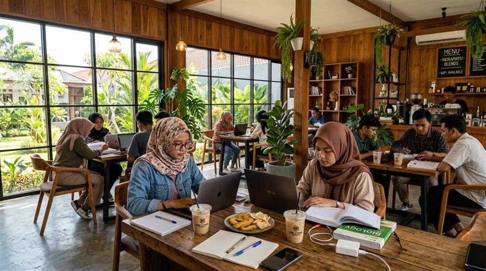 Fokus belajar mandiri di lingkungan kondusif pelajar SMA Indramayu