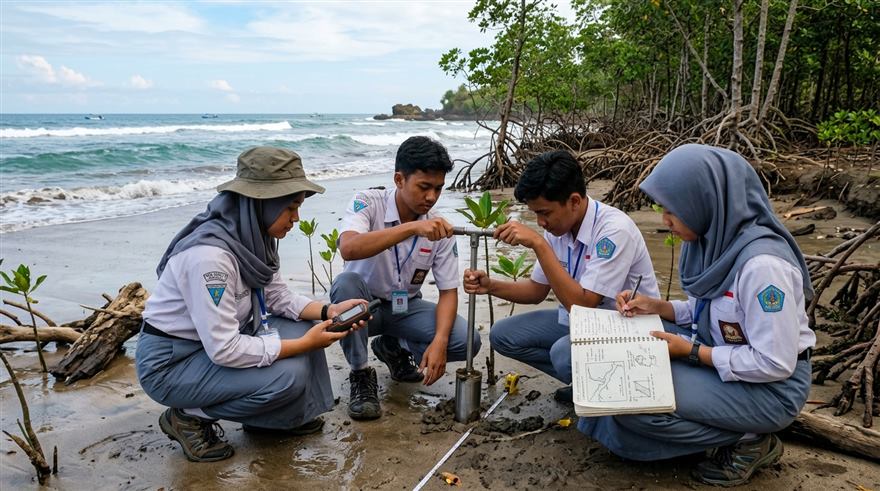 20 Ide Judul Penelitian Geografi SMA tentang Lingkungan Pesisir